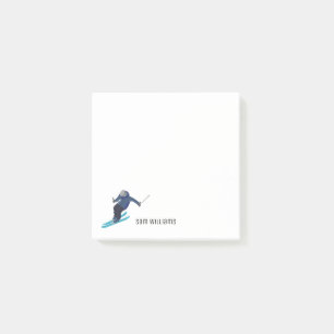 Skiing Post-it® Notes