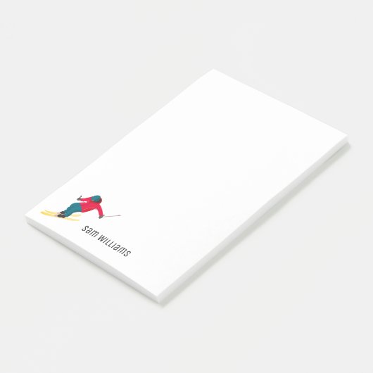 Skiing Post-it® Notes (Schuin)