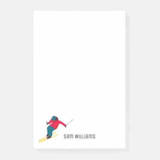 Skiing Post-it® Notes (Voorkant)