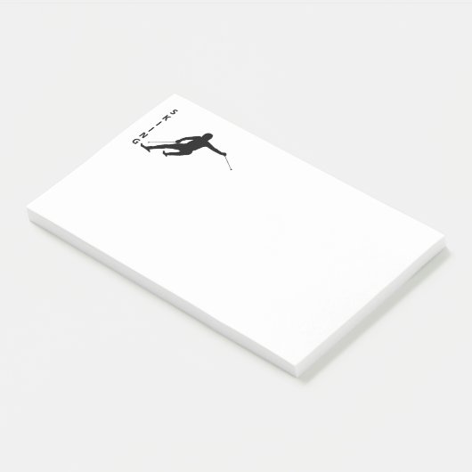 Skiing Post-it® Notes (Schuin)