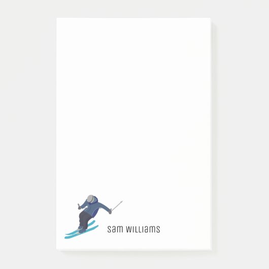 Skiing Post-it® Notes (Voorkant)