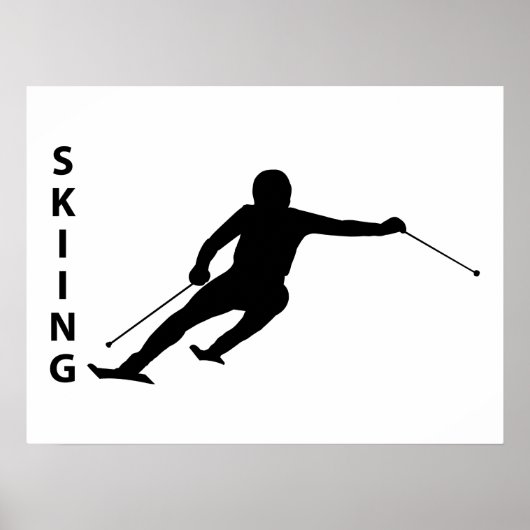 Skiing Poster (Voorkant)