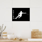 Skiing Poster (Keuken)