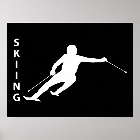 Skiing Poster (Voorkant)