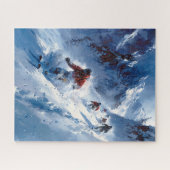 Skiing Puzzle Legpuzzel (Horizontaal)