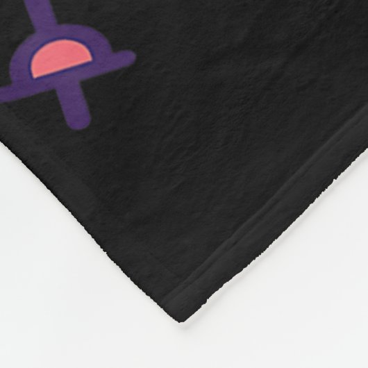 Skiing Rabbit Ski Poles Ski Goggles Easter Bunny  Fleece Deken (Hoek)