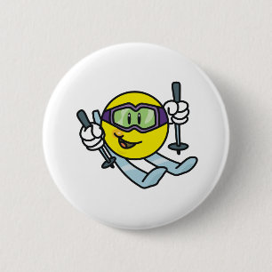 Skiing Ronde Button 5,7 Cm