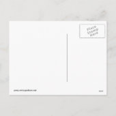 Skiing Santa Claus Feestdagenkaart (Achterkant)