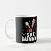 Skiing Ski Bunny Skier Winter Sports Koffiemok (Links)