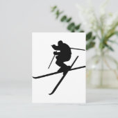 Skiing - Ski Freestyle Briefkaart (Staand voorkant)