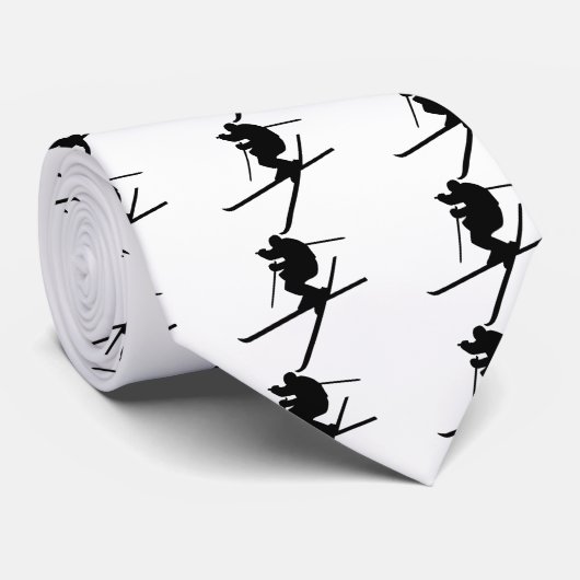 Skiing - Ski Freestyle Stropdas (Opgerold)