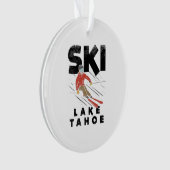 Skiing - Ski Lake Tahoe Ornament (voorkant)