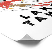 Skiing - Ski Lake Tahoe Poster (Hoek)