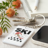 Skiing - Ski Lake Tahoe Sleutelhanger (Voorkant Rechts)