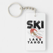 Skiing - Ski Lake Tahoe Sleutelhanger (Voorkant)