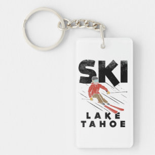 Skiing - Ski Lake Tahoe Sleutelhanger