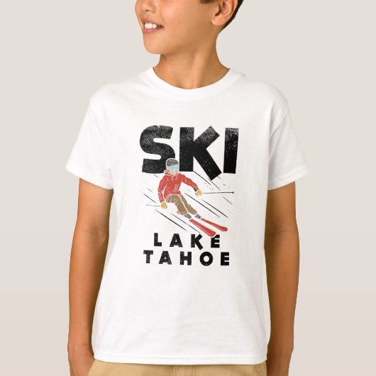 Skiing - Ski Lake Tahoe T-shirt (Voorkant)