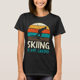 Skiing Ski Skier Biathlon Snow Winter Sports Lover T-shirt