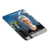 Skiing Skier  Memorial Keepsake  Magneet (Rechterzijde)