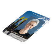 Skiing Skier  Memorial Keepsake  Magneet (Linkerzijde)