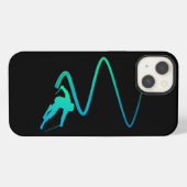 Skiing Skiing Lover iPhone Hoesje (Achterkant horizontaal)