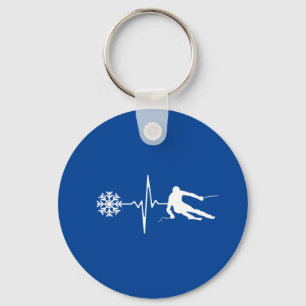 Skiing Sleutelhanger