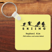 Skiing Sleutelhanger (Voorkant)