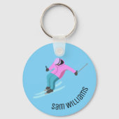 Skiing Sleutelhanger (Voorkant)