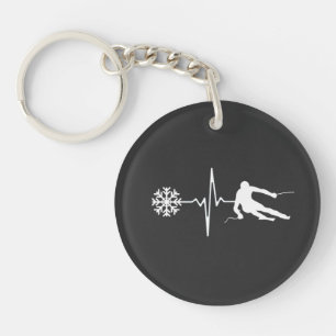 Skiing Sleutelhanger