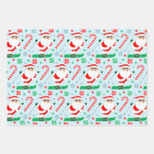 Skiing Snow Skier Holiday Gift Inpakpapier Vel (Voorkant)