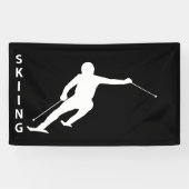 Skiing Spandoek (Horizontaal)
