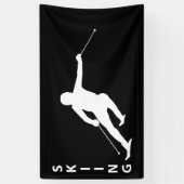 Skiing Spandoek (Verticaal)