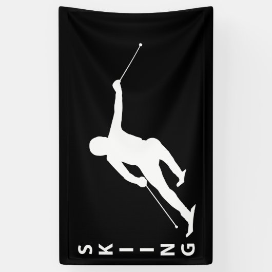 Skiing Spandoek (Verticaal)