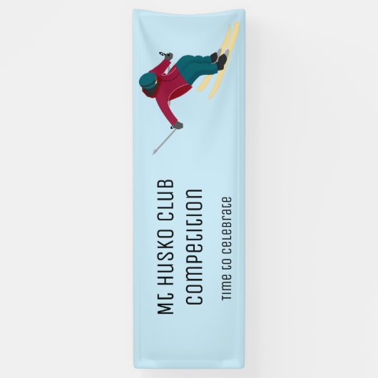 Skiing Spandoek (Verticaal)