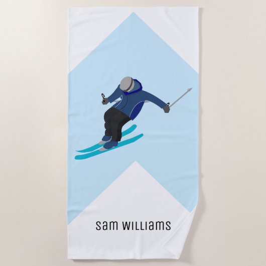 Skiing Strandlaken (Voorkant)