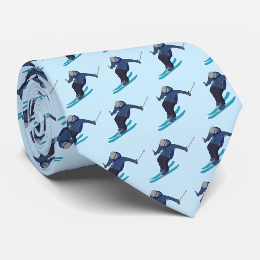 Skiing Stropdas (Opgerold)