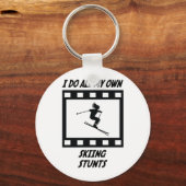 Skiing Stunts Sleutelhanger (Voorkant)