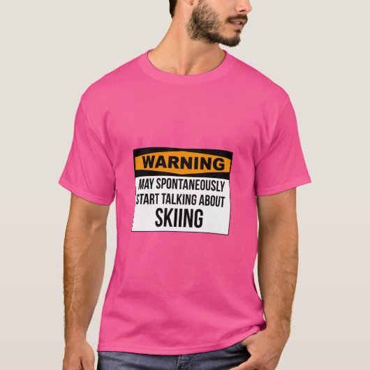 Skiing T-shirt (Voorkant)