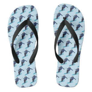 Skiing Teenslippers