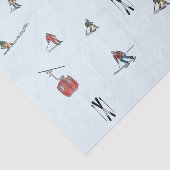 Skiing Tissuepapier (Detail)