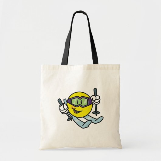 Skiing Tote Bag (Voorkant)