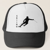 Skiing Trucker Pet (Voorkant)