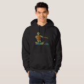 Skiing Turtle Tortoise Skier Summer Sport Waterski Hoodie (Voorkant volledig)