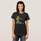 Skiing Turtle Tortoise Skier Summer Sport Waterski T-shirt (Voorkant volledig)