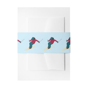 Skiing Uitnodigingen Wikkel