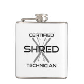 Skiing van gecertificeerde technici heupfles (Voorkant)