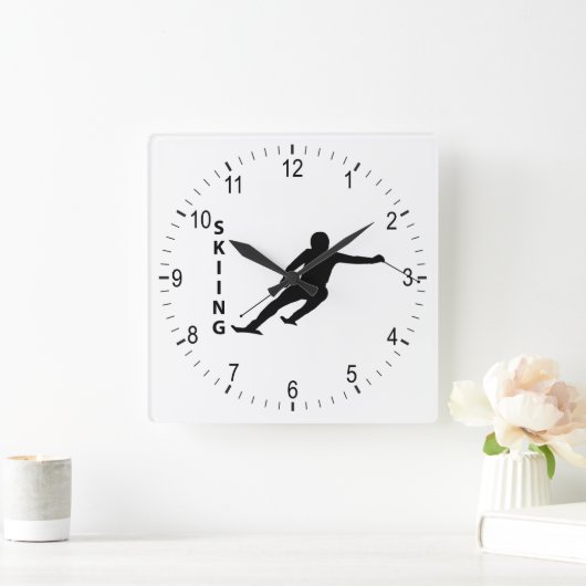 Skiing Vierkante Klok (Huis)