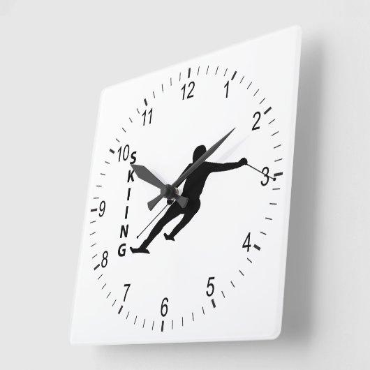 Skiing Vierkante Klok (Hoek)