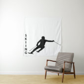 Skiing Wandkleed (In situ)