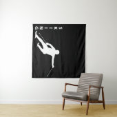 Skiing Wandkleed (In Situ (horizontaal))